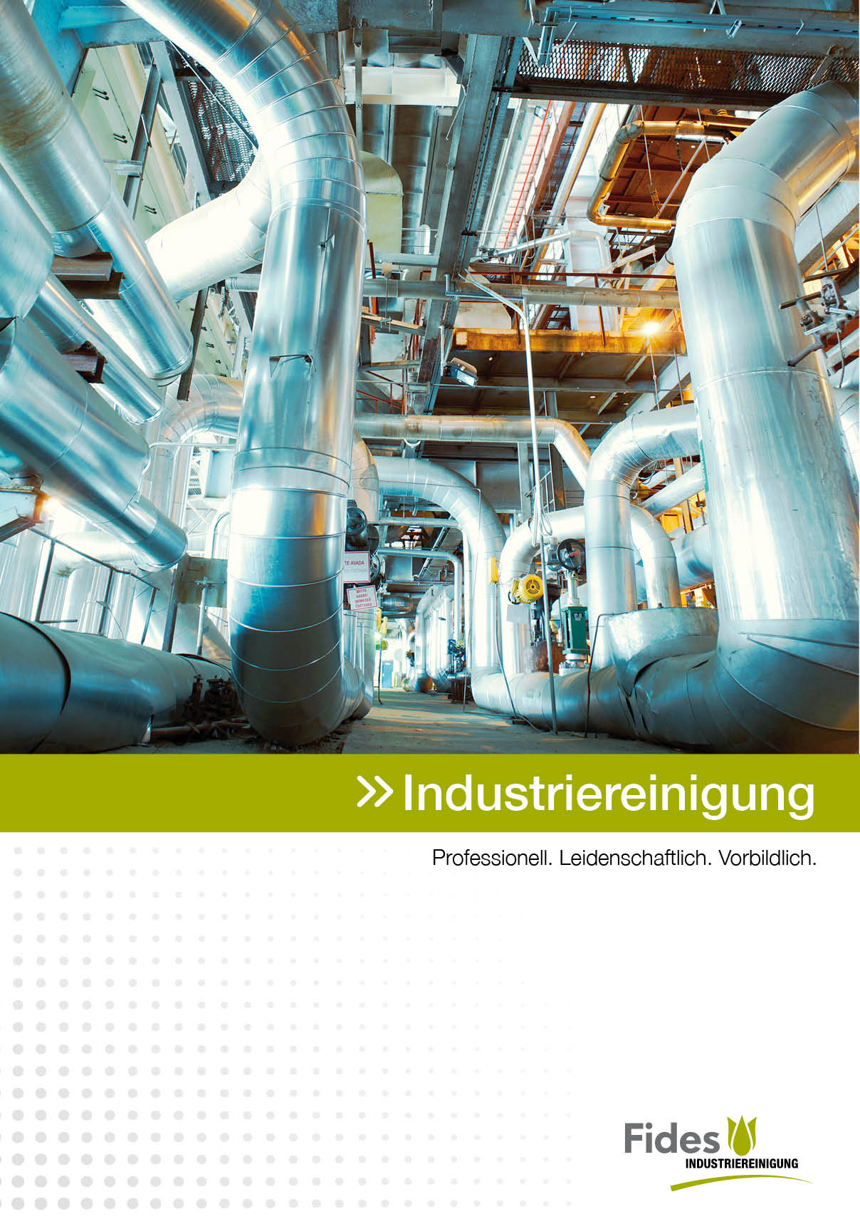 Unternehmensbroschüre Industriereinigung